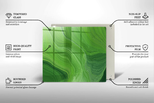 Glass worktop saver Abstract texture