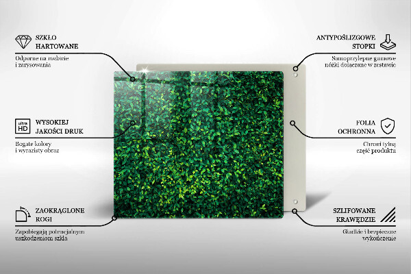 Glass worktop saver Plant small leaves