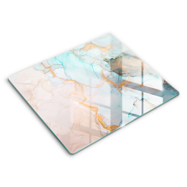 Glass worktop saver Marble abstraction