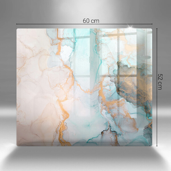 Glass worktop saver Marble abstraction