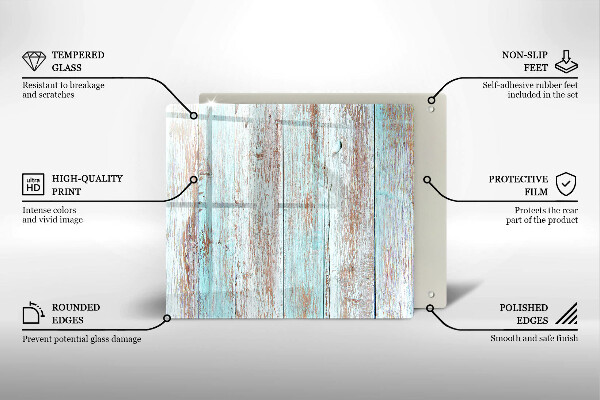 Chopping board glass Old vintage boards