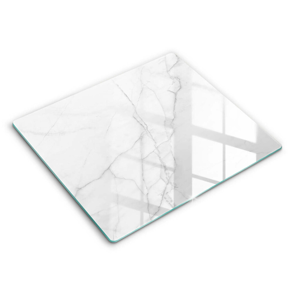 Glass worktop saver Marble stone background