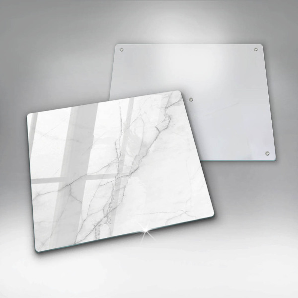 Glass worktop saver Marble stone background