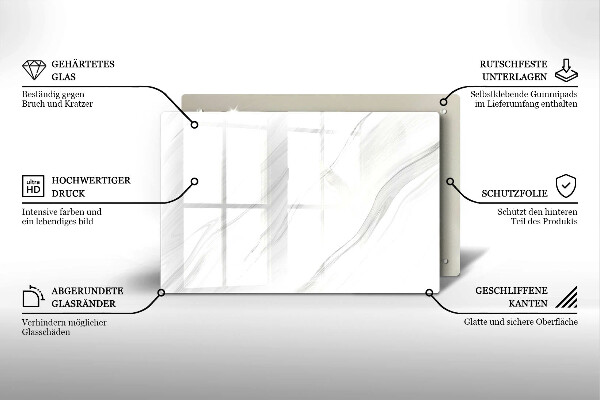 Worktop saver Delicate marble