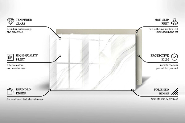 Worktop saver Delicate marble