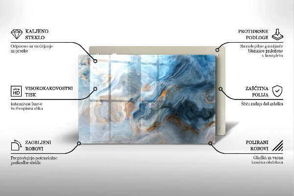 Worktop saver Marble texture