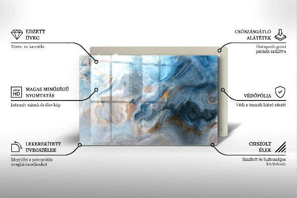 Worktop saver Marble texture