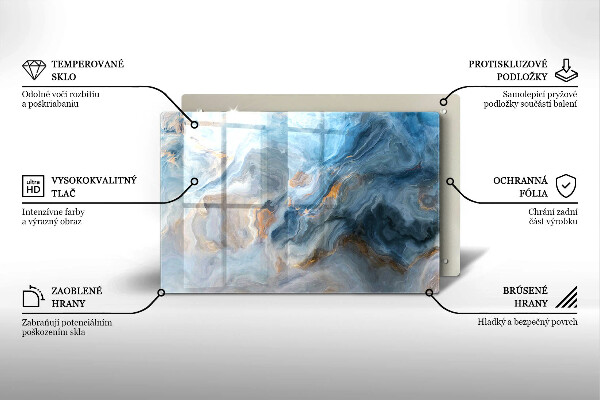 Worktop saver Marble texture