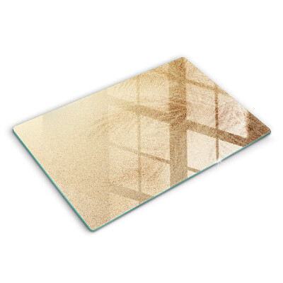 Cutting board Beach sand and holidays