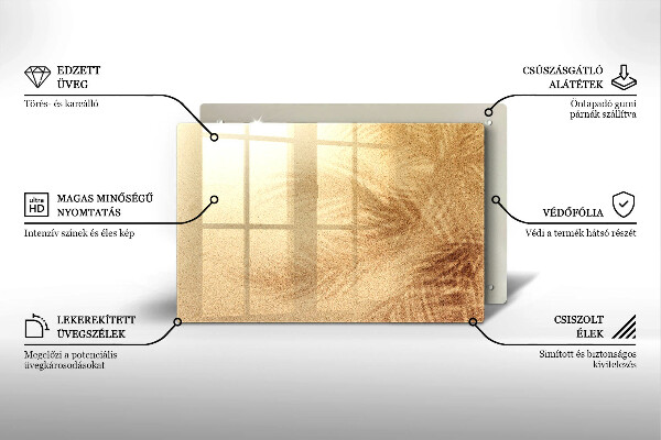 Cutting board Beach sand and holidays