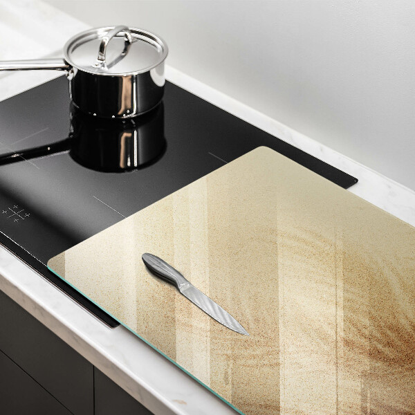 Cutting board Beach sand and holidays