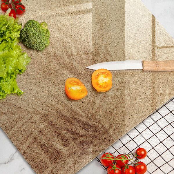 Cutting board Beach sand and holidays