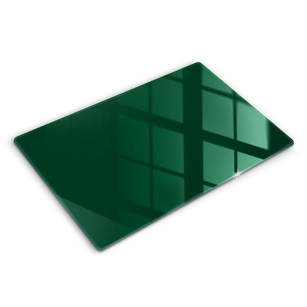 Chopping board glass Green color