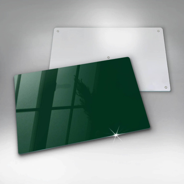 Chopping board glass Green color