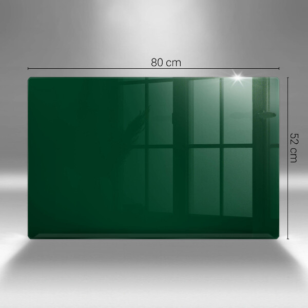 Chopping board glass Green color
