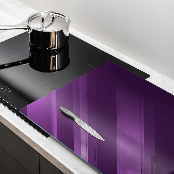 Chopping board glass Violet colour