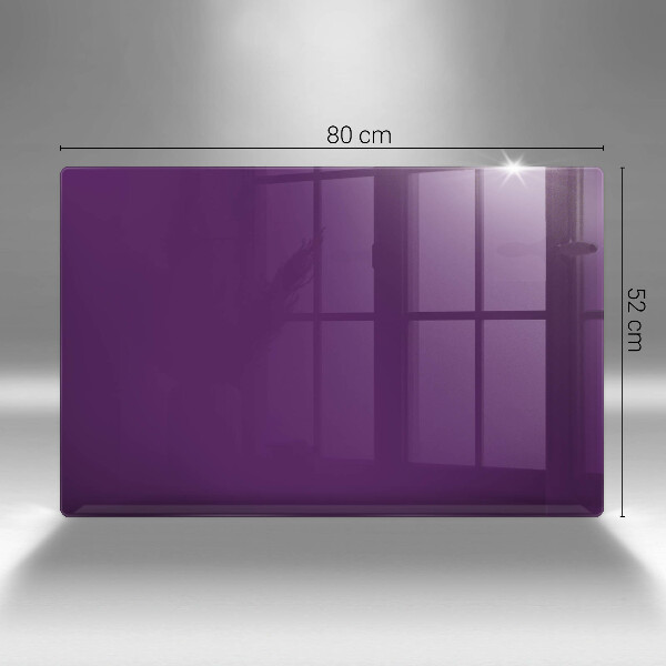 Chopping board glass Violet colour