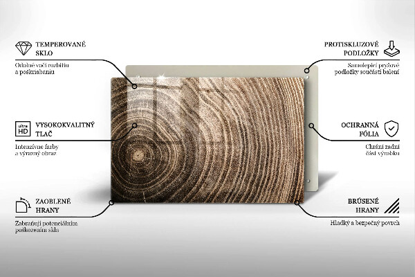 Worktop saver Wood grain