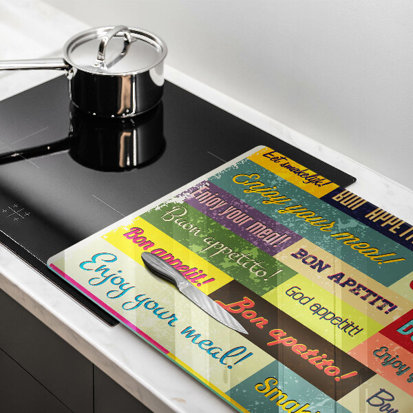 Worktop saver Enjoy your meal transcriptions