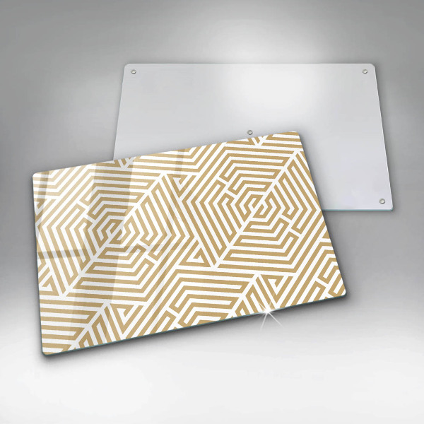 Cutting board Geometric lines