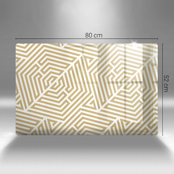 Cutting board Geometric lines