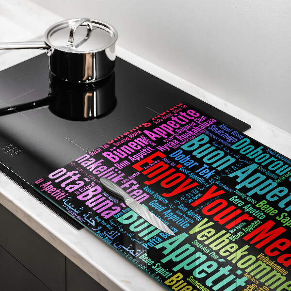 Worktop saver Enjoy your meal transcriptions