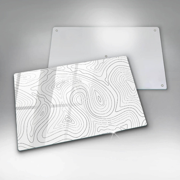 Cutting board Abstraction shapes