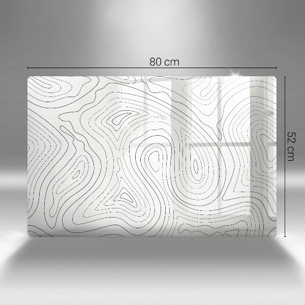 Cutting board Abstraction shapes