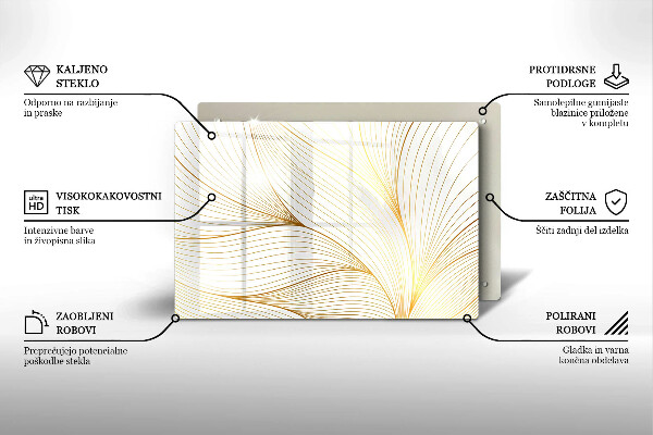 Cutting board Modern Line pattern