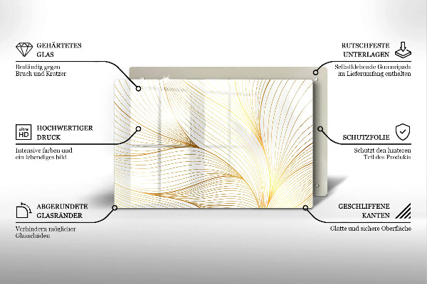 Cutting board Modern Line pattern