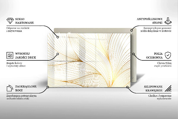 Cutting board Modern Line pattern
