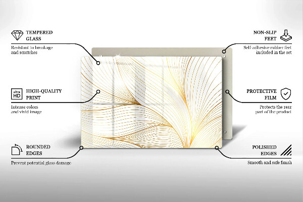 Cutting board Modern Line pattern