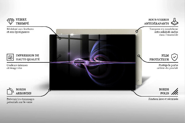 Cutting board Modern abstraction
