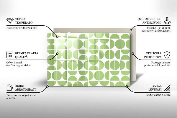 Cutting board Boho shapes