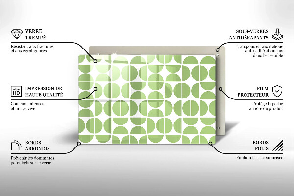 Cutting board Boho shapes