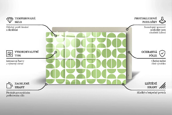 Cutting board Boho shapes