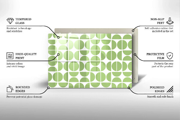 Cutting board Boho shapes