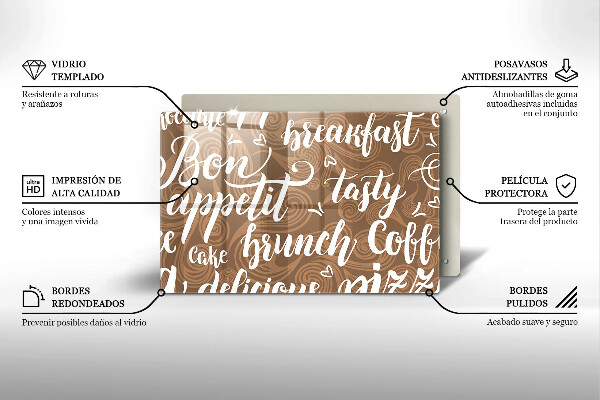 Worktop saver Text Bon Appetit