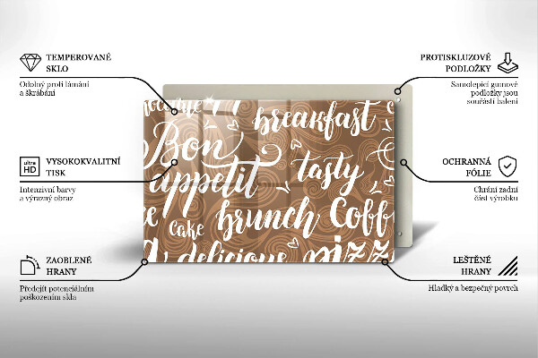 Worktop saver Text Bon Appetit