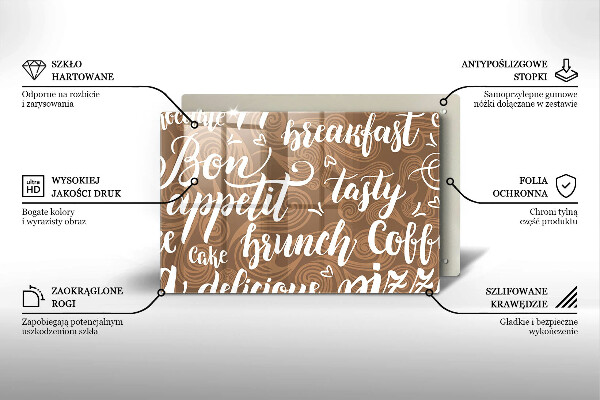 Worktop saver Text Bon Appetit