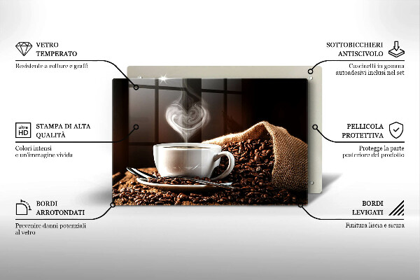 Worktop saver Coffee and cup