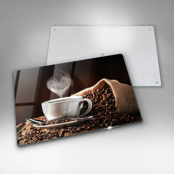 Worktop saver Coffee and cup