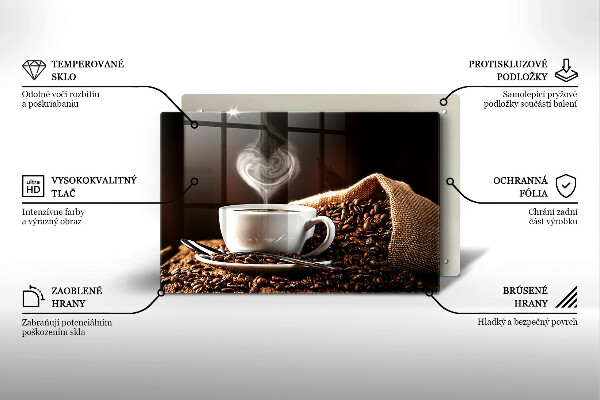 Worktop saver Coffee and cup