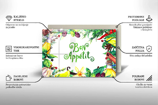 Worktop saver The inscription Bon Appetit