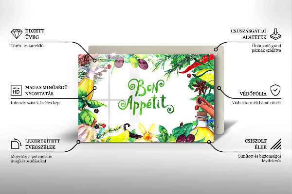 Worktop saver The inscription Bon Appetit