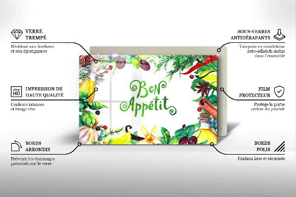 Worktop saver The inscription Bon Appetit