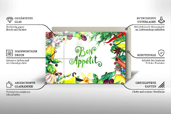 Worktop saver The inscription Bon Appetit