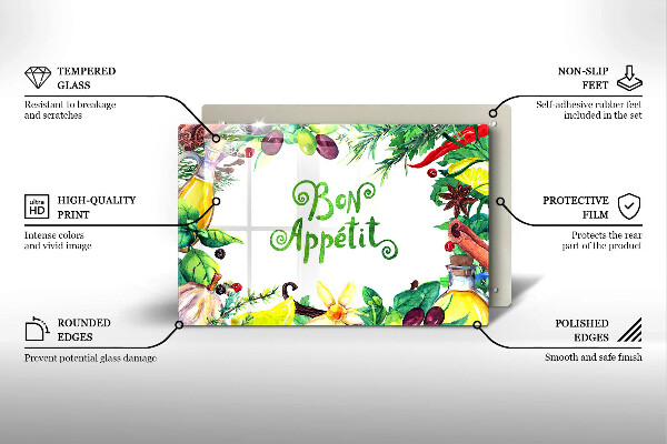 Worktop saver The inscription Bon Appetit