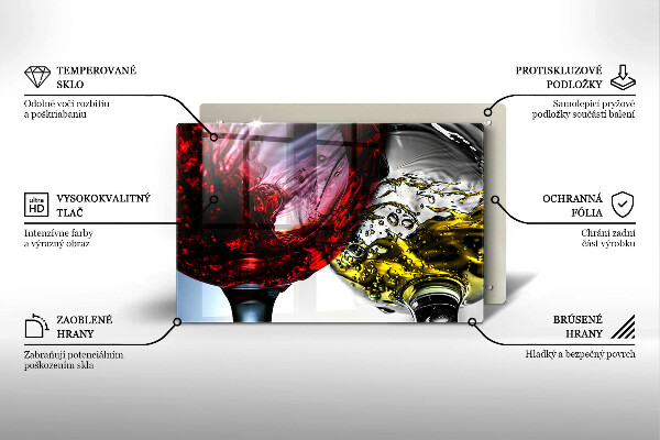 Worktop saver Wine glasses