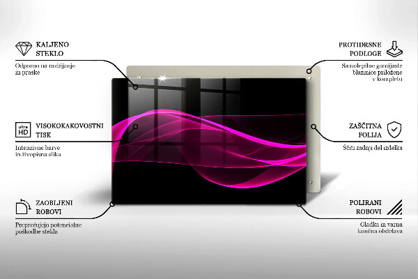 Worktop saver Pink abstraction